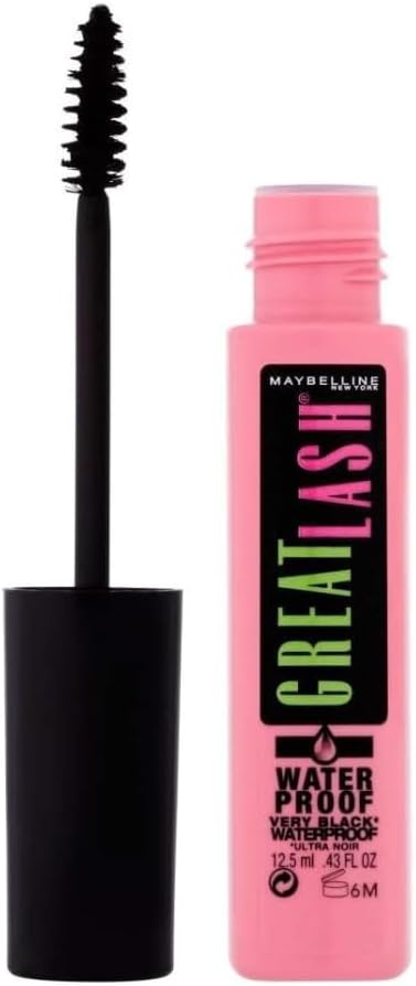 Maybelline Great Lash Mascara Waterproof Very Black 12.5ml - L'Oreal Paris