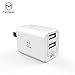 Mcdodo USB C Wall Charger with Power Delivery 65W USB C Power Adapter 2-Port PD 1-Port USB A Charger Fast Charging Compatible with Phone 13/12/11/Samsung S10 More