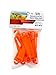 SURE SITE Clay Pigeon Target Hangers 10-Pack. Small, Lightweight, Reusable with Hooks on Each End. Attach to Fence, Line. Orange for Excellent Visibility. Holds Clay Targets, Water Balloons, Cans