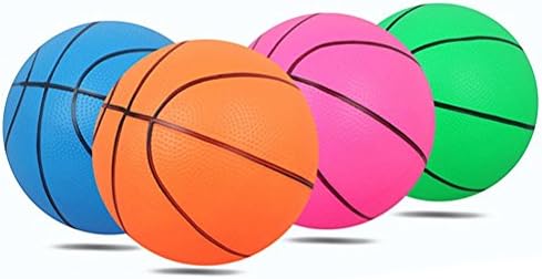 Tinksky Mini Bouncy Basketball Indoor Outdoor Sports Ball Kids Toy Gift (Random Color)