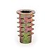 E-Z Lok Threaded Insert, Zinc, Hex-Flanged, M6-1.0 Internal Threads, 20mm Length (Pack of 50)