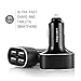 Car Charger,Mopower 40W 8A 4-Port USB Car Charger with Auto Detect Technology for iPhone 6 5S 4S,iPad 4,iPad mini, Samsung Galaxy S4 S3 S5,GPS and Smart Devices Black