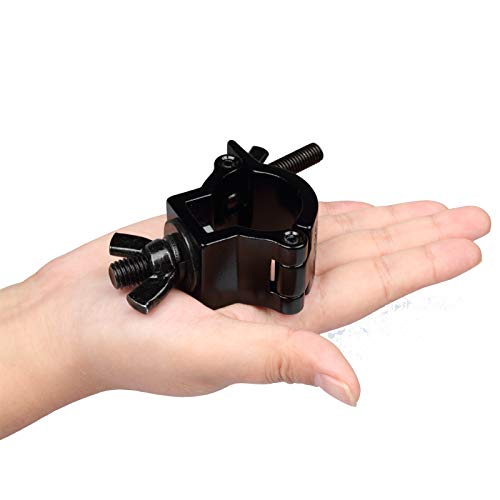 10 Pack Stage Lighting Clamp 1.26-1.38 Inch Lighting Mount Fits 32-35mm OD Pipe Duty 165lb Hook Clamp TUV Certified