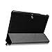 Fintie Samsung Galaxy Tab Pro 10.1 Slim Shell Case Cover - Ultra Slim Lightweight Stand for TabPro 10.1-inch Tablet SM-T520/T525 with Auto Sleep/Wake Feature, Black