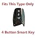 Rpkey Silicone Keyless Entry Remote Control Key Fob Cover Case protector For 2015 2016 Hyundai Genesis 2013 2014 2015 Santa Fe 2014 2015 Equus 2015 Azera SY5DMFNA433 SY5DMFNA04 95440-4Z200