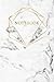 Notebook: Marble + Gold Journal | 120 College-ruled Pages Notebook | 6 X 9 Marble & Gold Perfect Bou by 