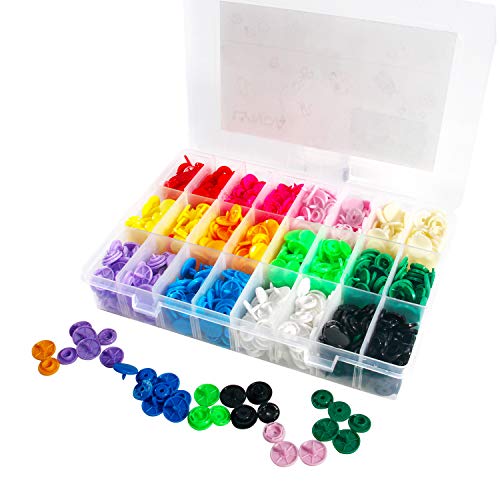 Lynda T8 Plastic Snap Fastener and Snap Pliers- Snap Fastener kit with 240pcs Snap Buttons- for Diapers/Curtains/Kid’s Clothes/Crafts
