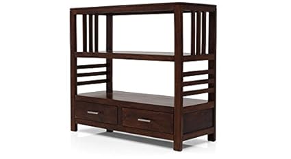 Urban Ladder Carnegie Bookshelf (Matte Finish, Walnut)