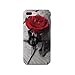 Jesiya iPhone 6 plus/6s Plus Marble Case, Creative Design Beautiful Red Rose Flower Pattern Wth 360 Degree Roating Ring Stand Case Ultra Thin Cover for iPhone 6 plus/6s Plus 5.5