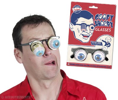 Goofy Droopy Glasses