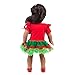 Wensltd Chirstmas Clothes Dress for 18 Inch American Girl Doll Accessory Girl Toy (Green)