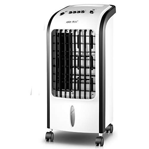DULPLAY Portable Air Conditioner, Conditioning Fan Humidifier 220v Mini Air Cooler Portable Evaporative Cooler Bedroom Home Office-Mechanical 26x28.5x58cm(10x11x23inch)