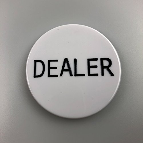 YH Poker Set of 5 Professional Casino Texas Holdem Poker Dealer Buttons - Thumbnail 3