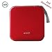 40 CD/VCD/DVD Case Binder Portable Hard Plastic Disc Container Red primary