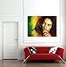 BOB MARLEY IN RASTA COLORS GIANT WALL ART POSTER G430