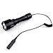 CISNO 1000 Lumens LED Tactical Flashlight Torch with Remote Pressure Switch with 1