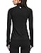 Baleaf Women's Thermal Fleece Half Zip Running Top Black Size XS
