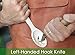 Wood Carving Hook Knife for Carving Spoons kuksa Bowls and Cups - Right Handed Spoon Carving Tools - Basic Crooked Knife for Professional Spoon Carvers and Beginners (Left-Handed Hook Knife)