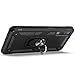 Samsung Galaxy A7 2018 Case, Extreme Protection Military Armor Dual Layer Protective Cover with 360 Degree Unbreakable Swivel Ring Kickstand for Samsung Galaxy A7 2018 Black