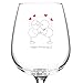 Happy Anniversary! Wine Glass- 12.75 oz. - Romantic Red or White Wine Glass - Made in USA – Cool Present Idea for Anniversary, Newlywed, Wife or Her (Qty. 1)