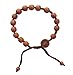 Hand-made Dark Wood Rosary Bracelet