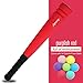 Aoneky Min Foam Baseball Bat and Ball for Toddler - Indoor Soft Super Safe T Ball Bat Toys Set for Kids Age 2 Years Old, Best Gift for Children, 16.5 inch (Red Bat and Yellow Ball)