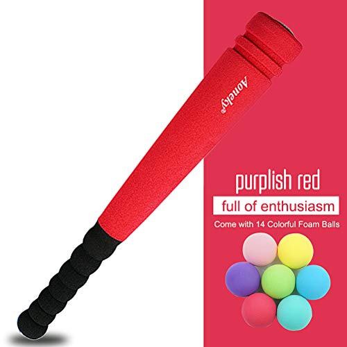 image for Aoneky Min Foam Bat with Multi Balls for Toddler - Indoor Soft Super S
