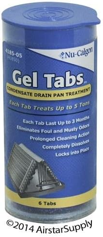 2-Pack , Nu-Calgon Gel Tabs Pan Treatment ¬¨√± 5 Ton Gel Tablets / 6 Tablets Per Jar