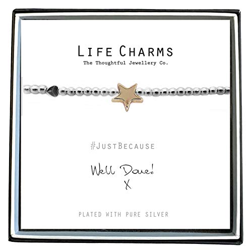 Life Charms Women Jewellery Well Done Bracelet Wristband Ladies Gift Box