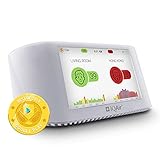IQAir [AirVisual Pro] Smart Indoor & Outdoor Air Quality Monitor [PM2.5, CO2, AQI, Temperature, Humidity] IFTTT App Enabled Real-Time Air Quality & Forecasting, Historic Data