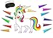 Pin The Horn on The Unicorn Game - Magical Party Supplies for Kids Fun Rainbow Birthday Party (24 Stickers) - Buy as a Gift or Wall Decoration for Your Child | Alpine Celebrations