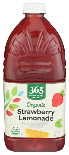 365 BY WHOLE FOODS MARKET, ORGANIC STRAWBERRY LEMONADE, 64 FL OZ