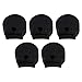 BQLZR Black Rubber Clarinet Thumb Rest Cushion Protector Comfortable Pack of 5