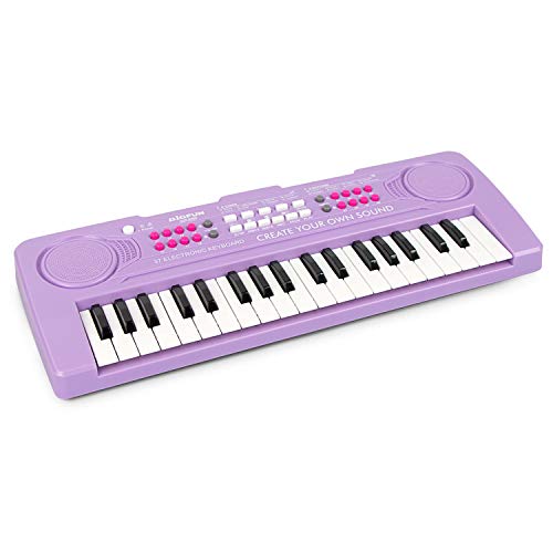 aPerfectLife BIGFUN Kid Keyboard Piano - 37 Keys Keyboard Piano Kids Multifunction Music Educational Instrument Toy Keyboard Piano for 3, 4, 5, 6, 7, 8 Girls and Boys (Purple)