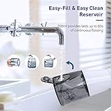 Cordless Water Flosser –Professional Oral Irrigator with 4 Jet Tips (Included 2 Plaque Remover Tips) for Teeth Cleaning, Rechargeable Portable Water Flosser with 3 Mode for Braces,Implants,Crowns
