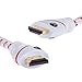 Ultra Clarity Cables 4K HDMI Cable 3FT [2 Pack], High Peed Hdmi Cables with Braided Cord & Gold Connectors, 4K @ 60Hz, Ultra HD, 2K, 1080P, ARC & CL3 Rated for Roku TV/PS5/HDTV/Blu-ray/Xbox One
