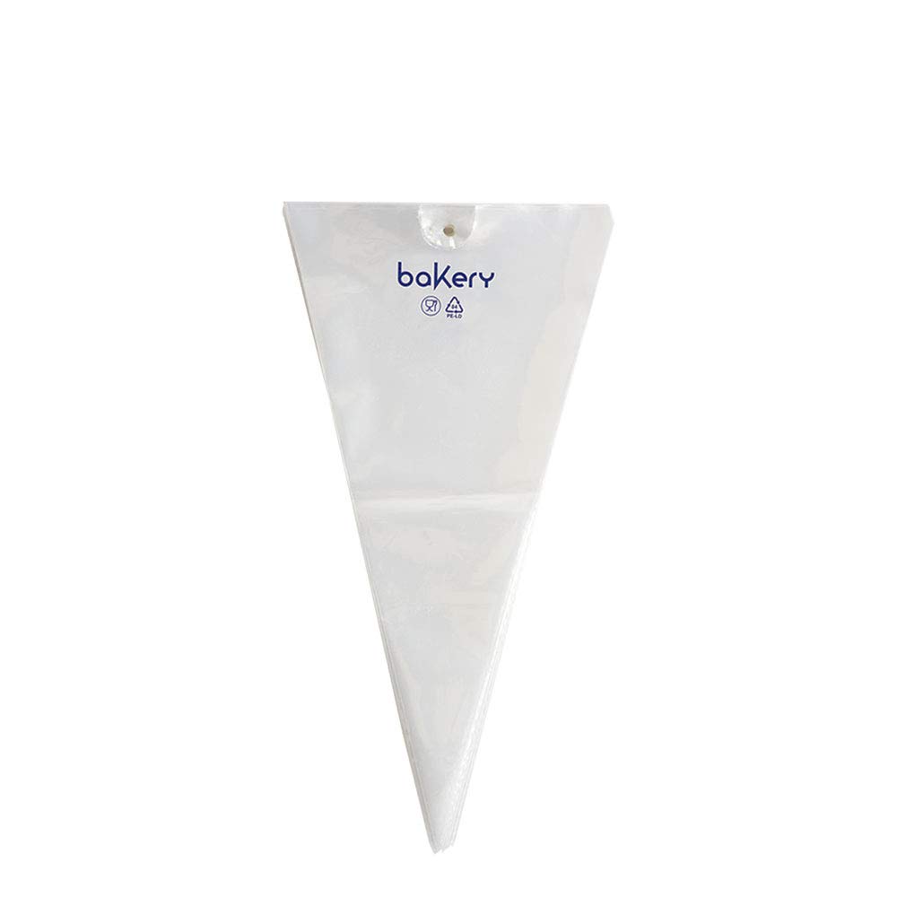 DECORA 5135000 100 Disposable Pastry Bags 40 CM, Plastica, Transparent