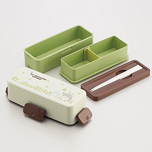 Skater My Neighbor Totoro 4 Lock 2 Stacks Lunch Box (Clover Pattern) HJZW6