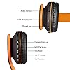 Wireless-Bluetooth-Over-Ear-Stereo-Foldable-HeadphonesWireless-and-Wired-Mode-Headsets-with-Soft-Memory-Protein-EarmuffsBuilt-in-Mic-for-Mobile-Phone-PC-Laptop-Black-Organge Wireless Bluetooth Over Ear Stereo Headphones, Wireless and Wired Mode Headsets with Soft Memory-Protein Earmuffs, Built…