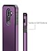 J&D Case Compatible for Galaxy J8 Case, Heavy Duty Dual Layer Hybrid Shock Proof Protective Rugged Bumper Case for Samsung Galaxy J8 Case, Purple