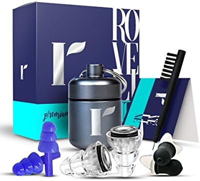 High Fidelity Ear Plugs 3 Pairs – Sound Cancelling for Sleeping, Working, Studying Or Air Traveling – Best Noise Reduction for Concerts, Musicians &amp; Festivals – 100% Safe &amp; Reusable, Premium Gift Box
