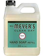 Mrs. Meyer's Clean Day Liquid Hand Soap Refill, Basil, 1 Pack