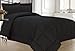 KingLinen Black Down Alternative Comforter Set Extra Long Twin XL primary