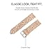 AKOPUGA Compatible with Galaxy Gear S2 Watch Bands 20mm/42mm Shiny Leather Strap Glitter Sparkling Wristband for Samsung Galaxy Watch 42mm/S2 Classic Smartwatch/SM-R810/SM-R815 (Rose Gold 20mm/42mm)