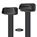 AIOBD OBD2 Diagnostic Extension Cable, Universal Black 16pin Male to Female Extension Cable with Flat Ribbon Cable for OBD Diagnostic Tool, Code Reader and Bluetooth OBDII Scan Tool(30cm/0.9ft)