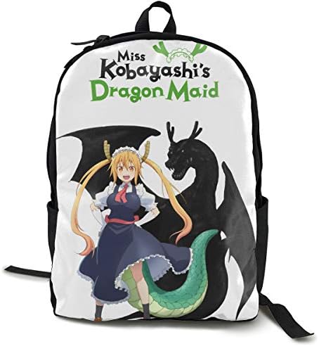 HJFRDVBNT Miss Kobayashi's Dragon Maid Backpack CuteOne Size