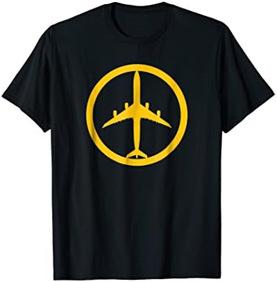 Airbus A340 (Yellow) Jet Airplane Pilot Aviation T-Shirt