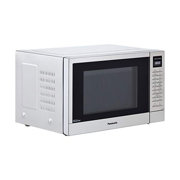 Panasonic-NN-ST48KSBPQ-Solo-Inverter-Microwave-Oven-with-Turntable-1000-W-32-Litres-Silver Panasonic NN-ST48KSBPQ Solo Inverter Microwave Oven with Turntable with 25 Programmes and a Junior Menu, 1000 W, 32 L…
