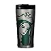 Starbucks 2015 Illustrated Siren Portrait Stainless Steel Tumbler Coffee Mug, 16 Oz