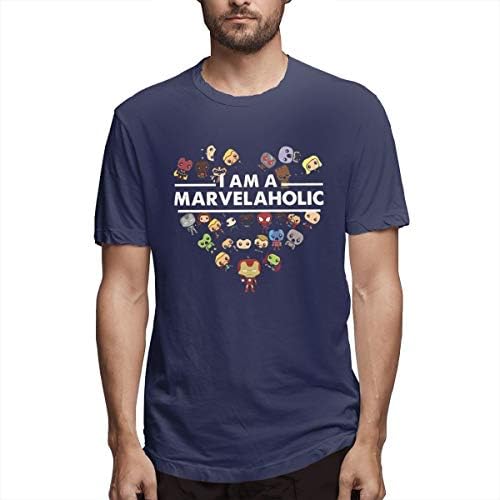 Moslad Klosy I Am A Marvelaholic Men's Tee Fashion T-Shirt